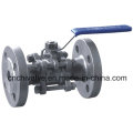Stainless Steel Three Pieces Flanged Ball Valve